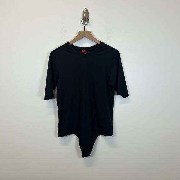 SPANX Suit Yourself Rib-Knit Crewneck Black Bodysuit NWT Women’s Size 1X - Picture 5 of 10